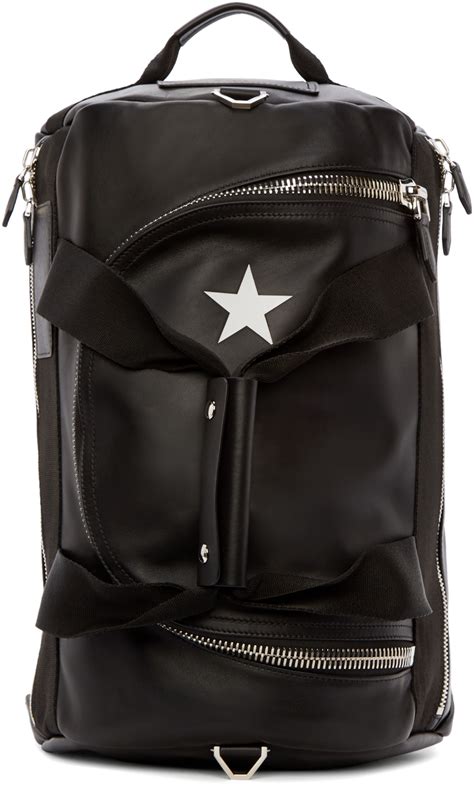 givenchy star backpack price|GIVENCHY Calfskin Star Backpack Black White .